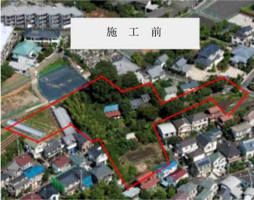 土地区画整理事業施工前