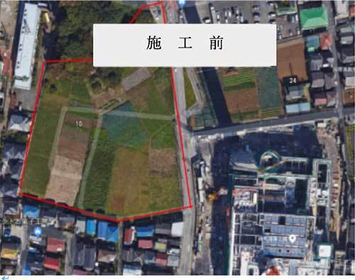 土地区画整理事業施工前